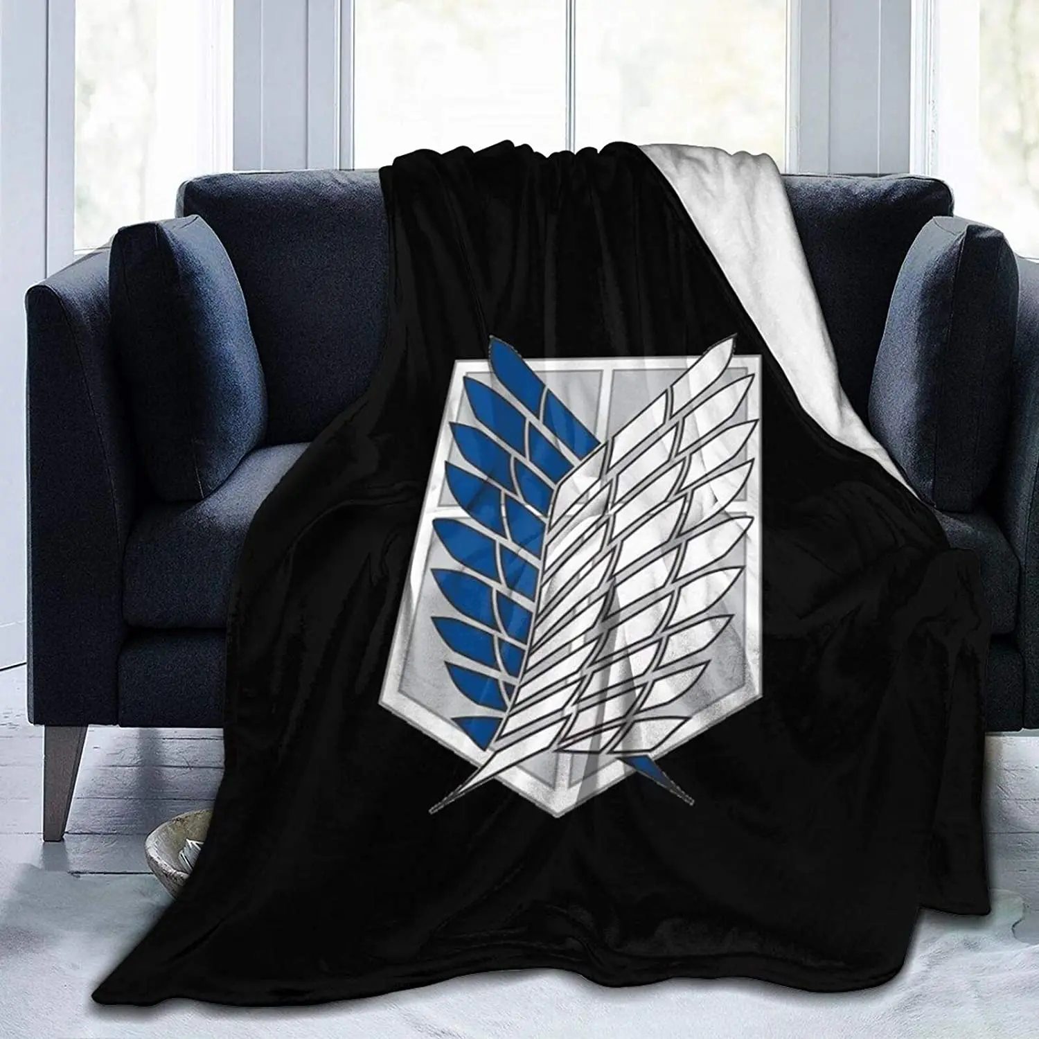 

Attack On Titan Ultra-Soft Micro Fleece Blanket Throw 3D Printing Throw Blanket Home Decor for Home Sofa 40in50in
