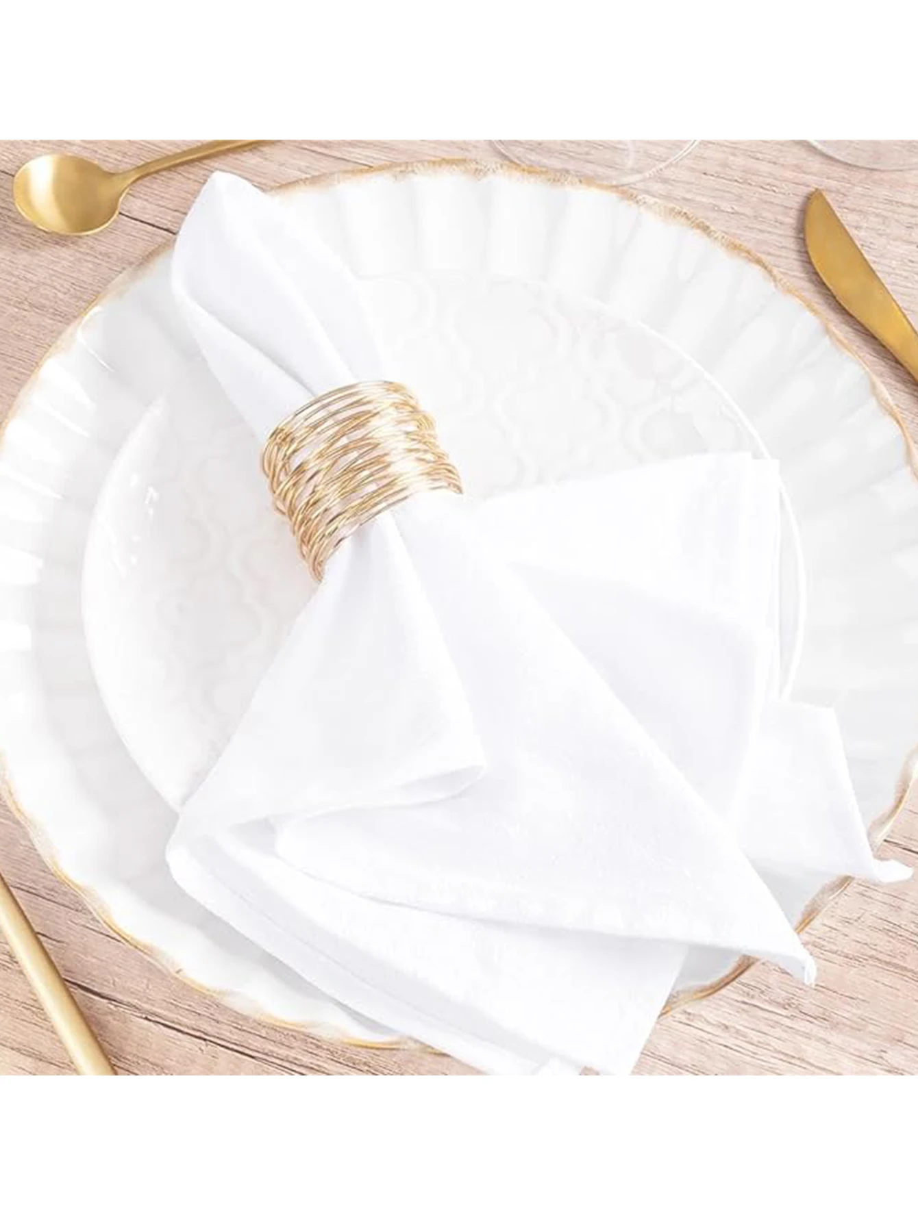 40x40cm Simple Multicolor Cotton Napkins Table Decoration Napkins for Everyday and Wedding Use