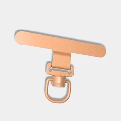 Rotatable Ultra Thin Metal Phone Lanyard Patch - Stainless Steel Tether Pad for Phone Case Replacement (A - Metal Rose Gold)