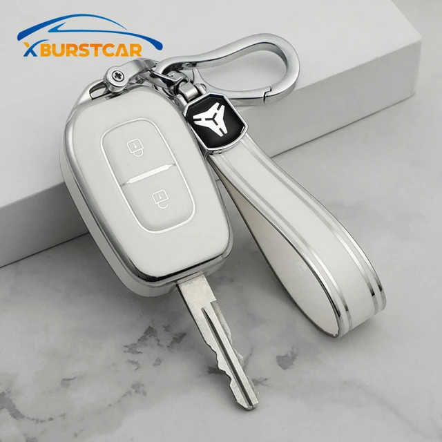 TPU Key Case für Dacia Sandero Stepway Logan Staub tuch für Renault Duster  Dokker Logan Stepway Clio 5 ss2 Renault Twingo Cover - AliExpress