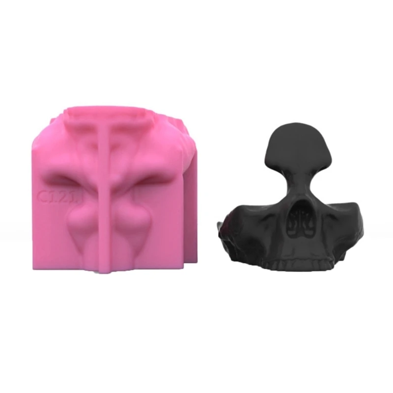 

Skull Shaped Eyeglass Holder Silicone Mold Sunglasses Spectacle Display Mold E0BE