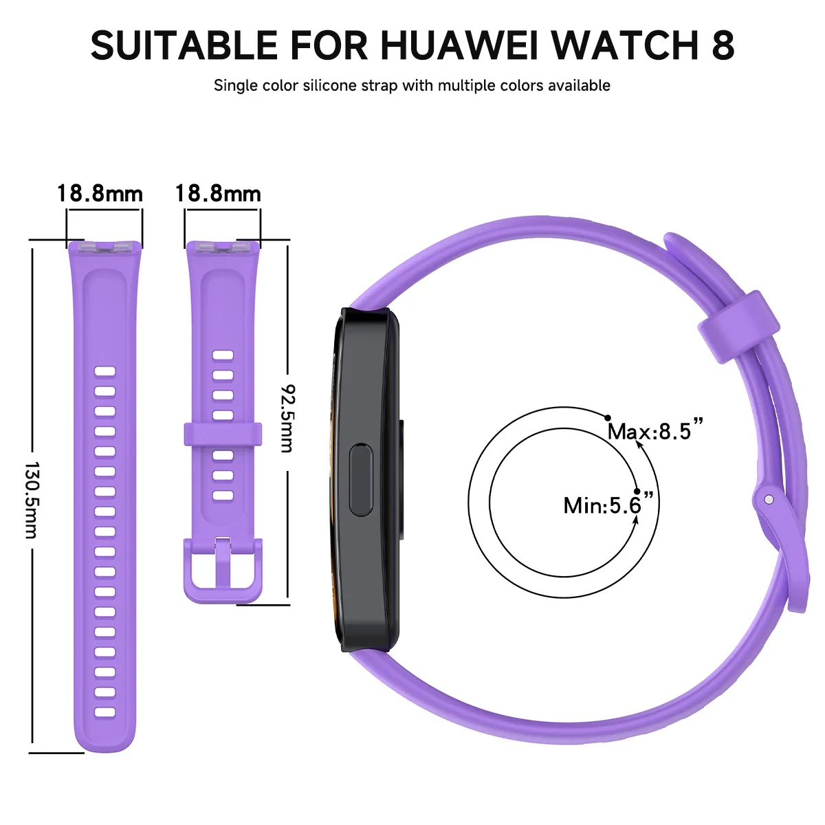 أربطة ساعات سيليكون لهواوي باند 9 8 حزام مع حافظة...