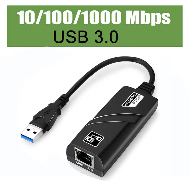 High-Speed Wired USB-C to Ethernet Adapter