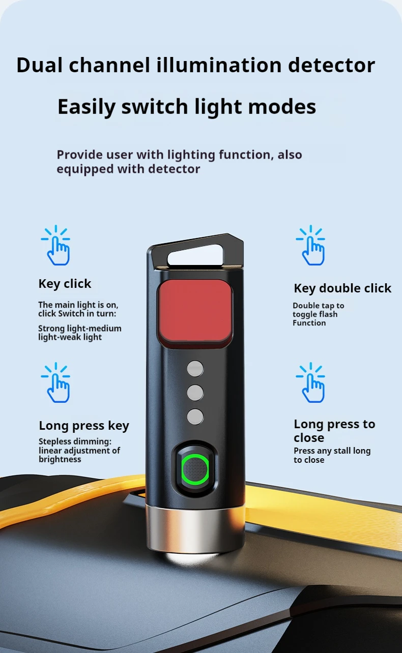 Philips new SFL1121P Portable rechargeable led lamp EDC flashlight can be used for camera inspection self defense