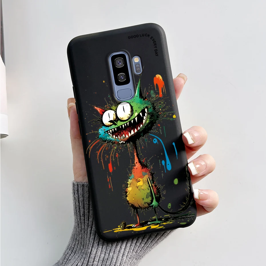 Astronaut Silicone Phone Case with Protective Bumper for Samsung Galaxy S9/S9+