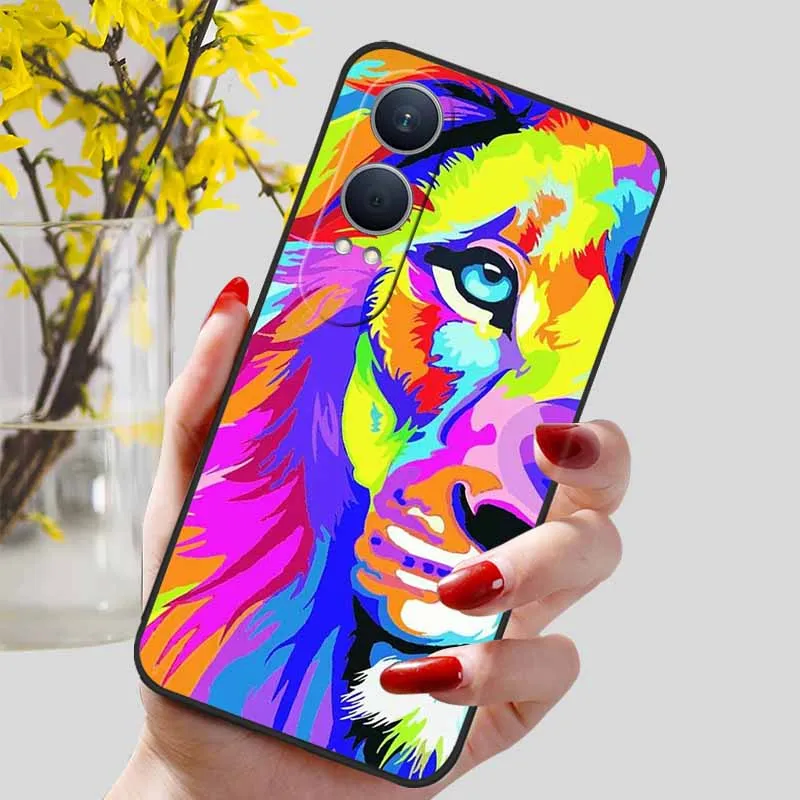 Floral Silicone Soft TPU Phone Case – Shockproof Protector Bumper Cover for OnePlus Nord CE4 Lite 5G