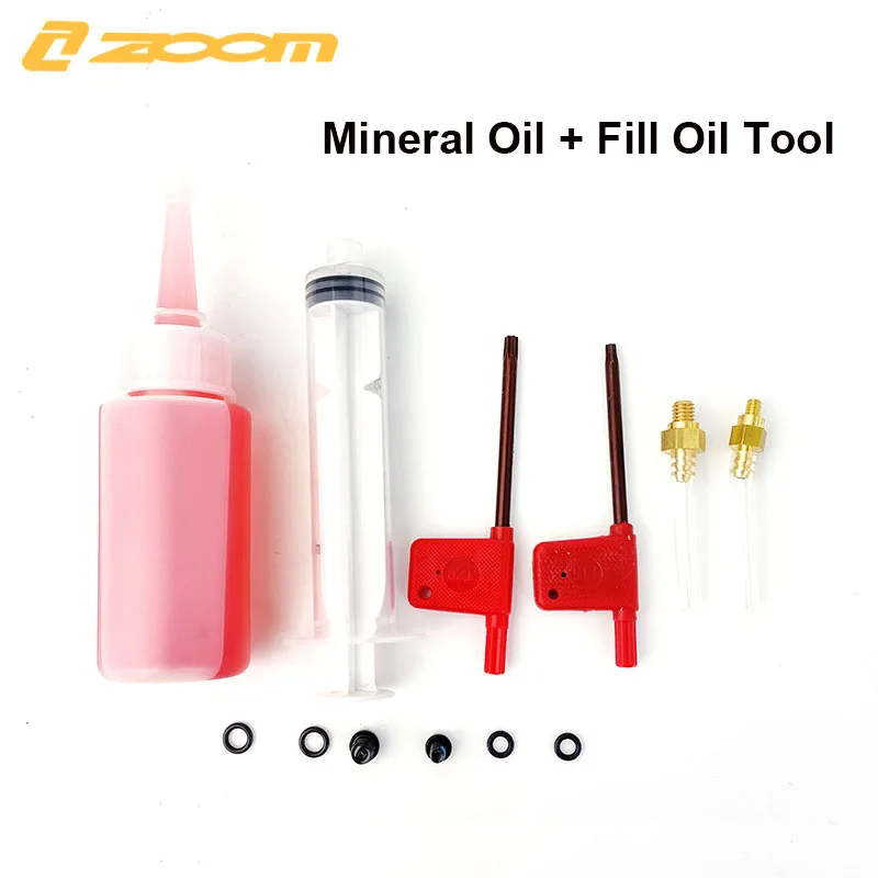 

ZOOM Hydraulic Brake Bleed Kit for ZOOM Brake System, Filling Oil Kit, Mineral Oil Brake, Funnel Set Bike Repair Tool