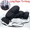 Thermal Snowboard Ski Gloves Men Women Winter Warm Snow Mountain Skiing Snowmobile Mittens Kids Long Rope Hang 4