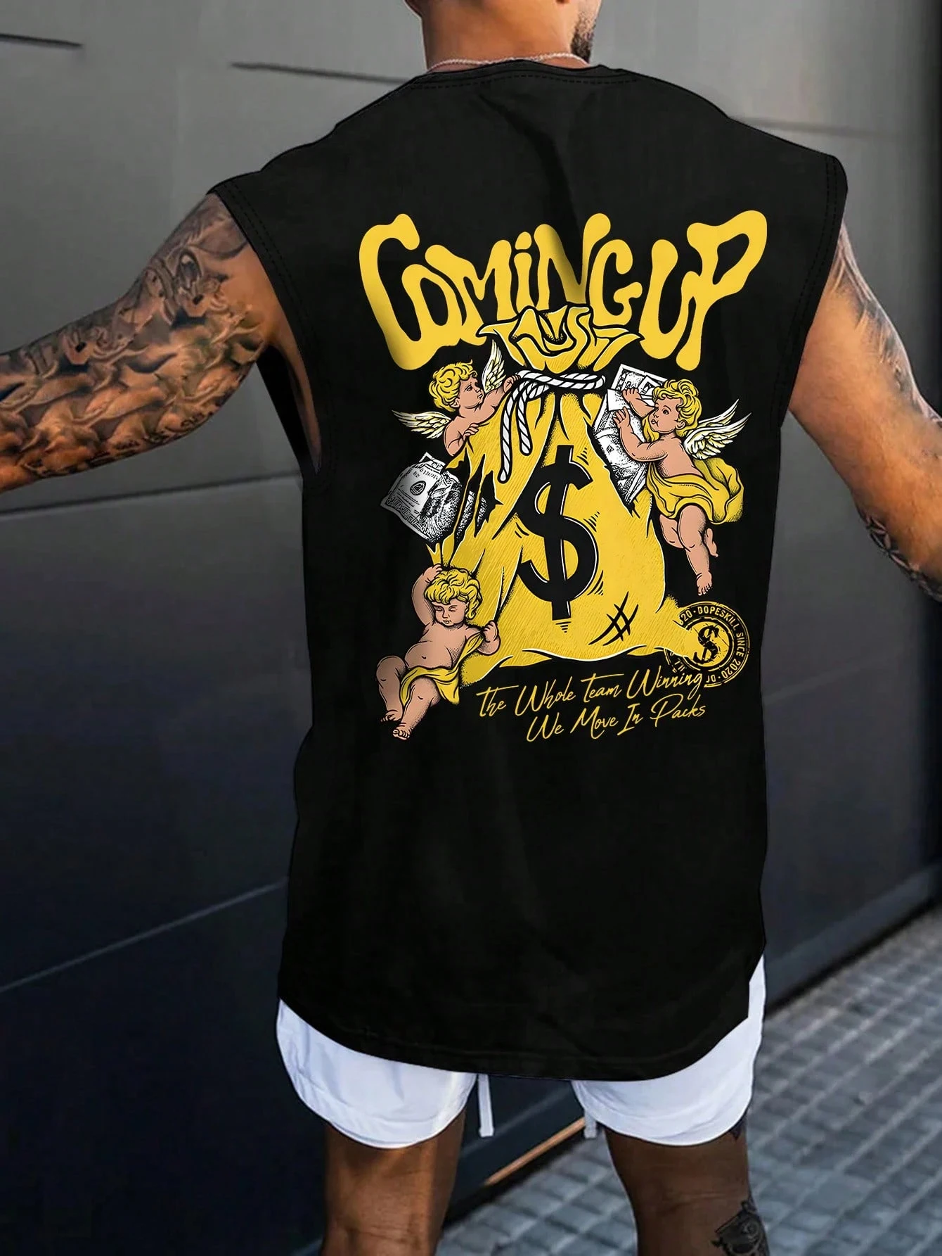 Men's Black Sleeveless T-Shirt Casual Sports Vest For Summer Basketball Jersey Basketball Training Clothing Adult Children Tee