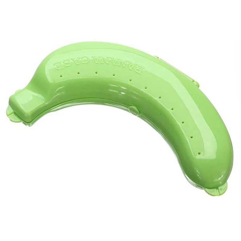 Fun Cute Banana Protector Case Container Cheap Banana Trip Outdoor Box Outdoor Lunch Fruit Box Storage Holder