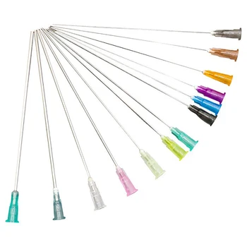 100 pz 100mm Punte di Precisione Erogazione Punte degli Aghi della Siringa Dispenser di Colla Liquida Siringa per Incollare I Componenti Elettronici 1