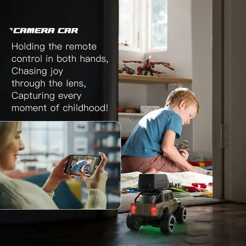 새로운 KF32 미니 RC 자동차 1:64 2.4G 원격 제어 720P FPV 카메라 WiFi 앱 제어 고속 ? ? K를 위한 레이싱 차량 장난감 선물