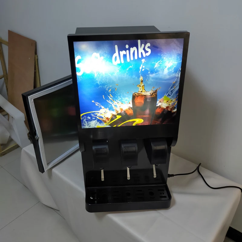 Soft Drink Machine Carbonated Drink Vending Machine 3-valve Cola Drink Machine freezing
