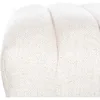 Cream Mid-Century Bench Couture Flannery 5