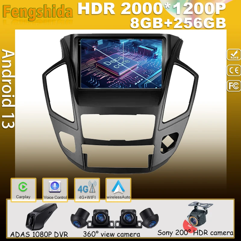 

Автомобильный плеер на Android 13 Dongfeng AX7 2015-2019, радио, мультимедийный видеопроигрыватель с GPS-навигацией, автомобильная магнитола 2DIN, DVD-экран, стерео