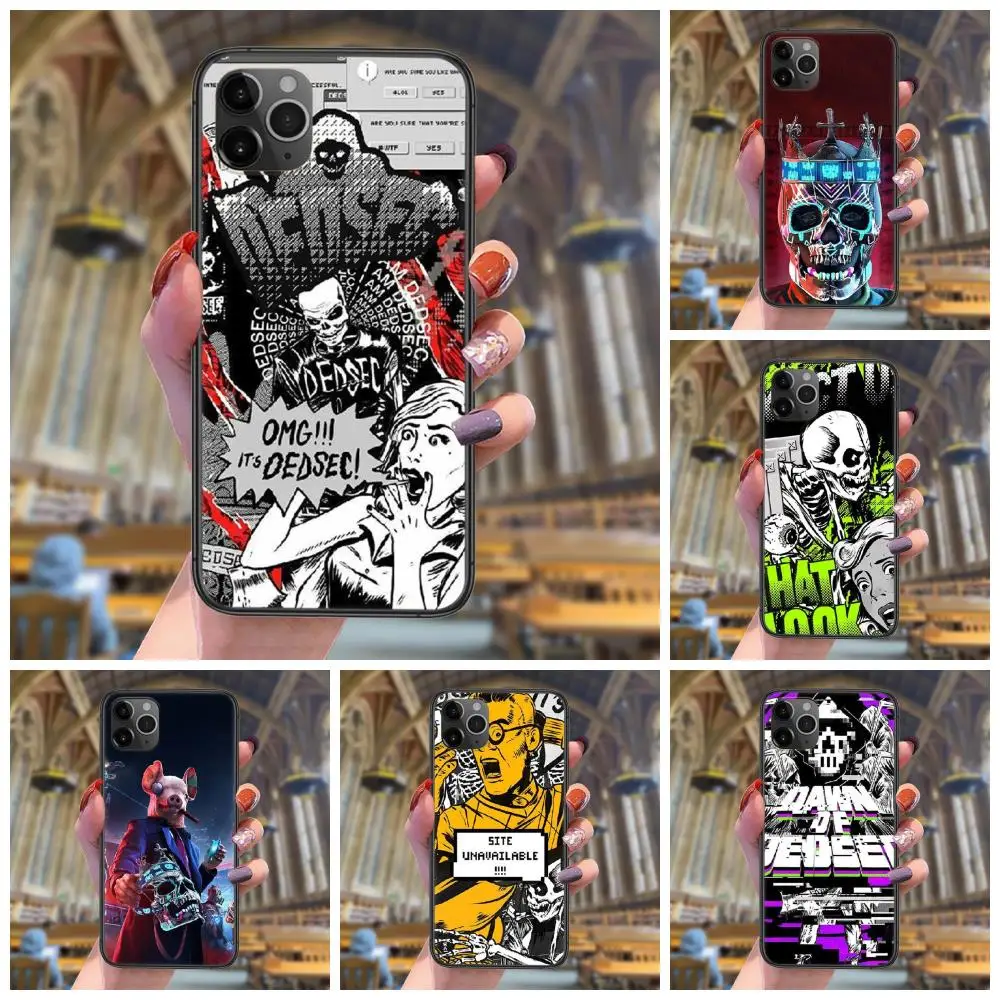 Супер дешево для Xiaomi Mi 10 10i 10S 10T 11 11i 11T 11X 12 12X Φ Lite Pro Ultra Watch Dogs 2 мягкая модная строчка