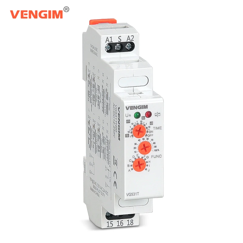Vengim Multifunction Timer Relay 12v 24v 220v 230volt Ac Dc With 10