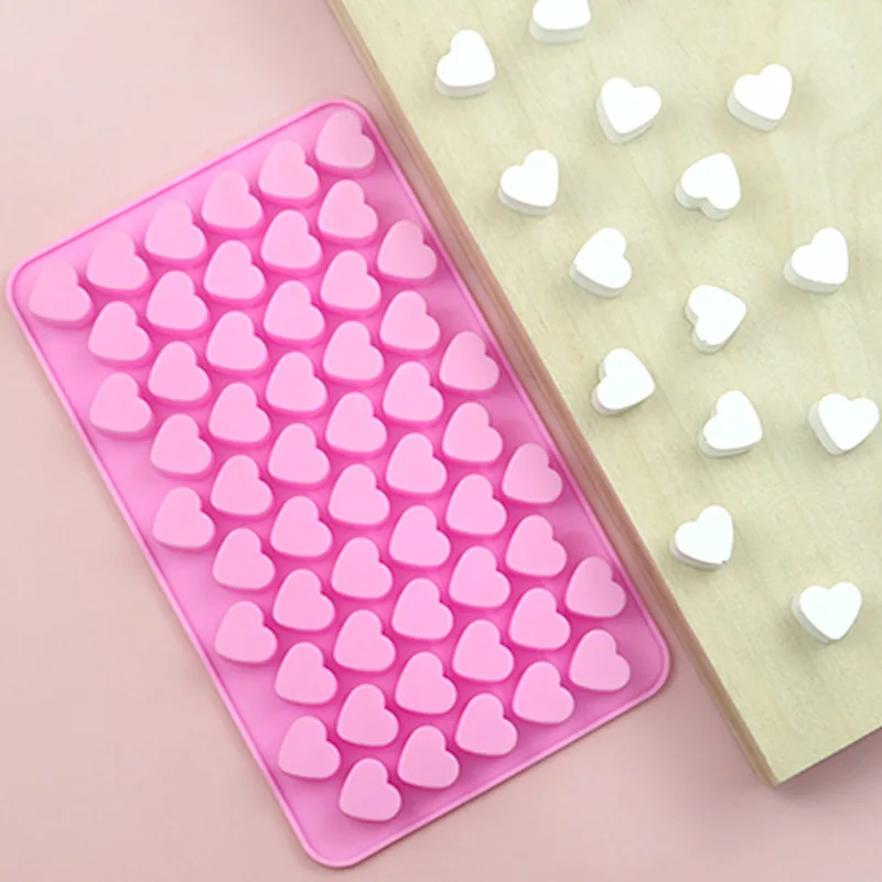 Heart-shaped Chocolate Molds Silicone Food Grade Non-stick Cake Baking  Design Candy Mold SILICON 3D Mold Kitchen Gadget DIY Mold