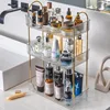 Bathroom Corner Storage Organizer Shelf Home Makeup Skincare Shampoo Lipstick Tabletop Holder Cosmetic Desk Kitchen Rack 4