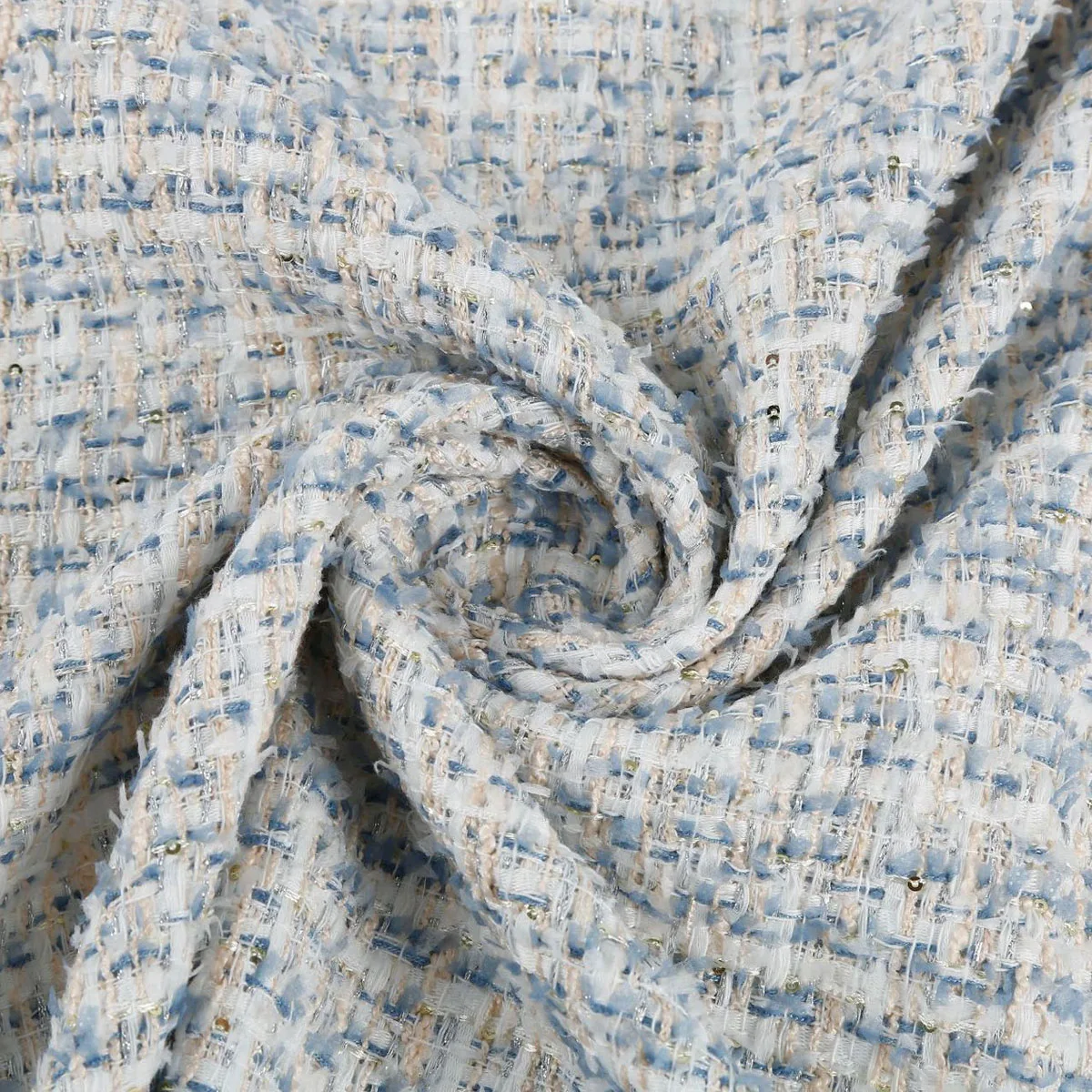 

Fresh And Fragrant Fabric Coarse Woven Tweed Fabric For Spring And Autumn Coat Casual Clothes Dress Shoes Hats Bags