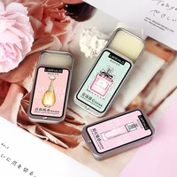 Baume solide parfumé aux phéromones pour femme, parfum longue durée, fragrance légère, baume parfumé solide portable 3