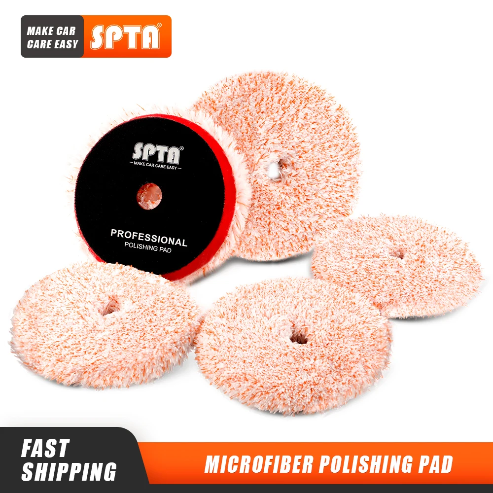 (Bulk Sales) SPTA 3"/5"6" Microfiber Polishing Pad Buffing Pad For