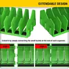 Wrench Storage Organizer 10 Slot Plier Holder Cutter Hammers Hand Tools Modular Toolbox Holder Made Durable Plastic Easy Storage 5