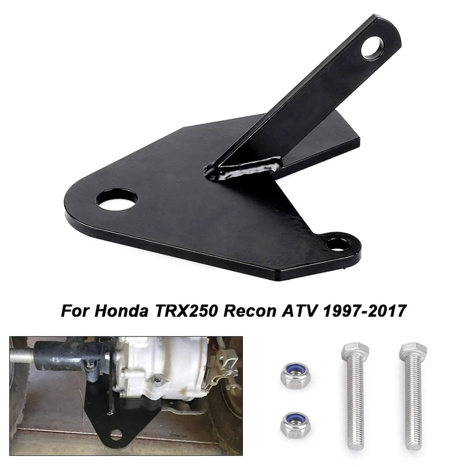 Trailer Hitch Receiver Ball Mount ATV Ball Hitch with Hardware Sturdy Motorcycle Hook Bolt for TRX250 Recon ATV Assembly