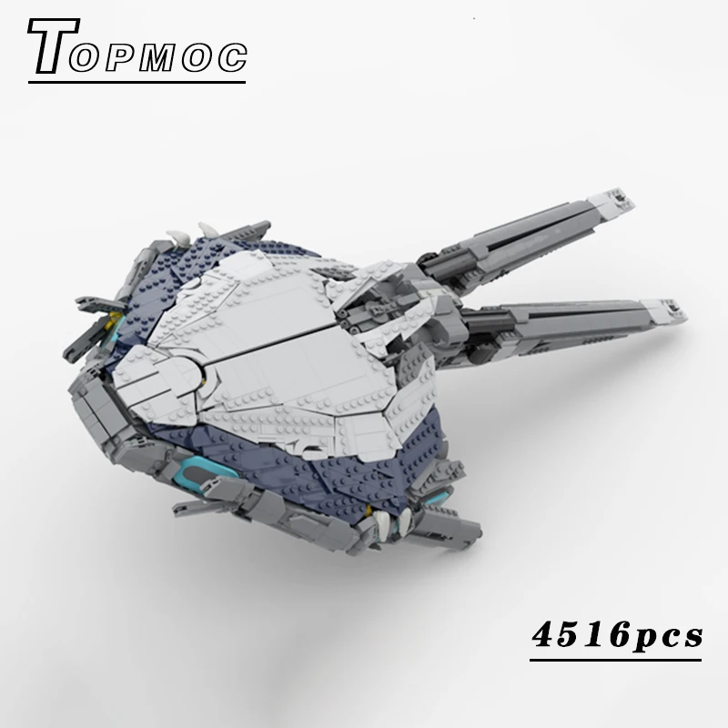 

Originality MOC Warframe - Liset Landing Craft Building Block Model Set Large DIY Assemble Show Toys Christmas Gift