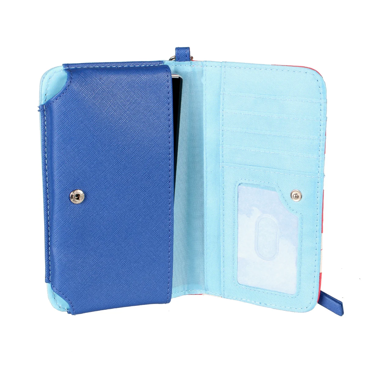 Disney Stitch Phone Wallet Fashion Personalized Card Holder Coin Purse ID Window