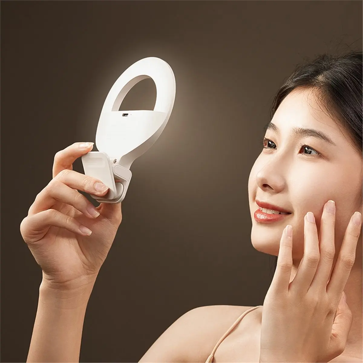 A10R 휴대폰 조명 휴대용 라이브 방송 핸드헬드 LED 조명 데스크탑 셀카 야외 링 미니 라이트