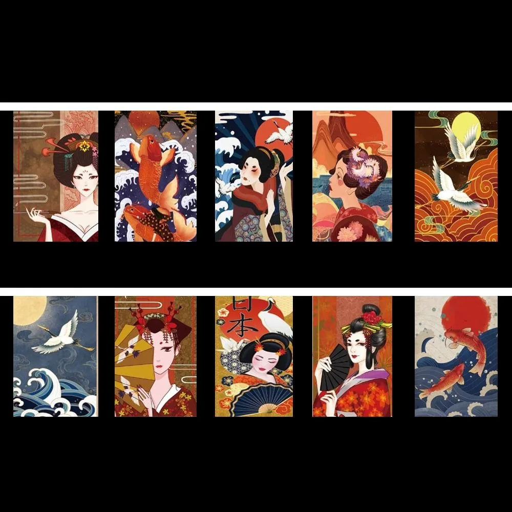 Japon Tarzı Küçük Renkli Bayrak Asılı Afiş Restoran Dekorasyonu Konut Şarap Pongee Evi Asılı Bayrak