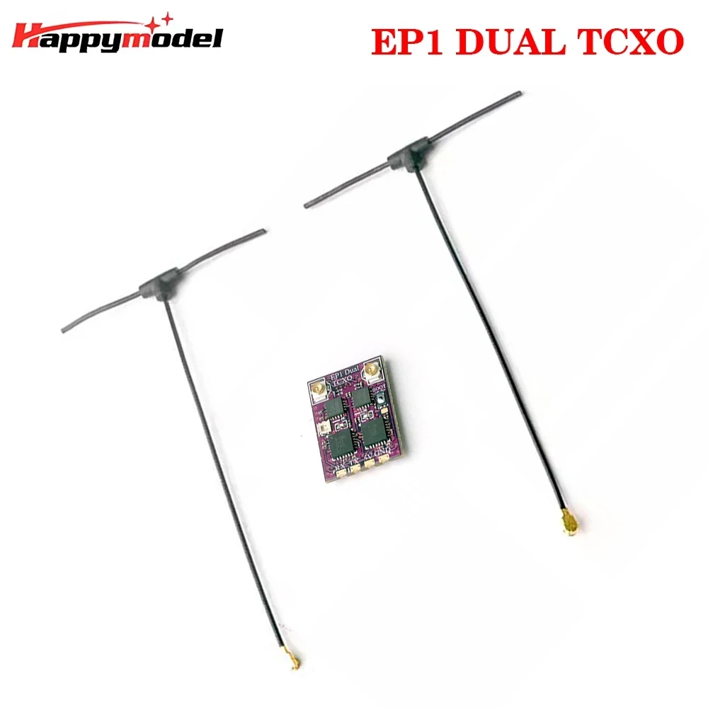 HappyModel EP1 Dual ELRS 2.4G TCXO Récepteur Diversité pour Drone FPV