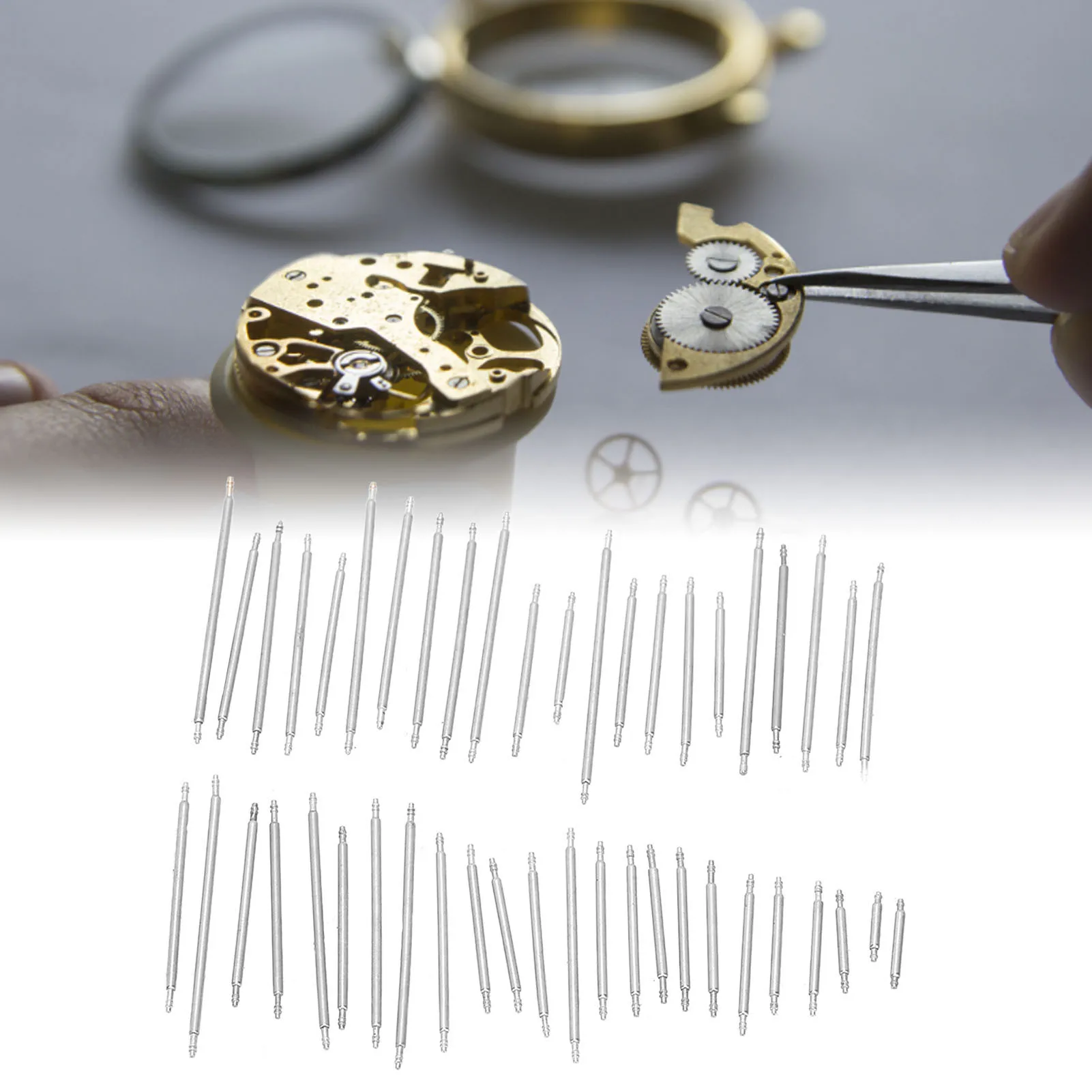 Durable Stainless Steel Watch Band Replacement Pins for Repair and Maintenance