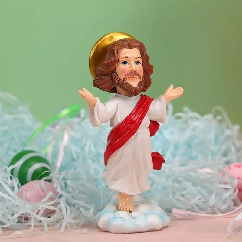 Jesus Bobblehead Spiritual Car Dashboard Decoration