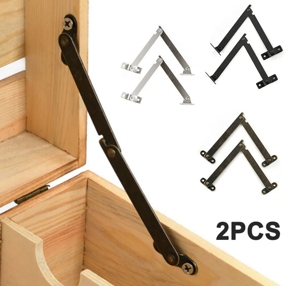 Robusta Cerniera Decorativa In Ferro Bronzo Antico, Supporto Per Cerniere Con Coperchio In Metallo, 2 Pezzi, Ideale Per Scrivanie, Armadi, Cassettiere