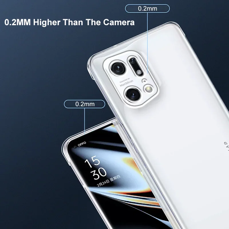 Frameless Transparent Ring Case - Hard PC Thin Cover