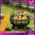 32 Inch Fire Pit with Swivel Cooking Grate,3-in-1 Wood Burning Firepit with Grill,Outdoor Fire Pits Table with Metal Lid and Pok 1