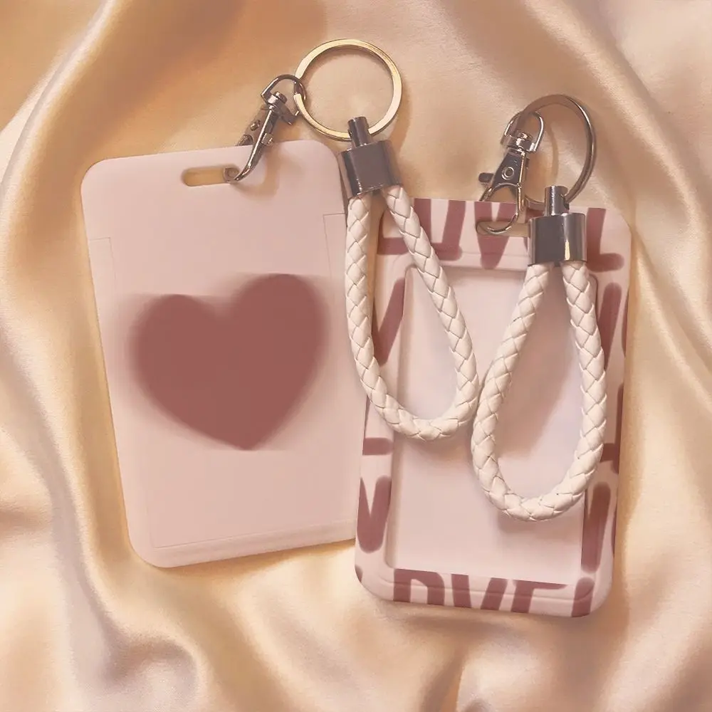 Cartoon Cute Bus Card Cover Case Key Chain Business Card Holder Credit Holders Bank ID Holders Student Supplies