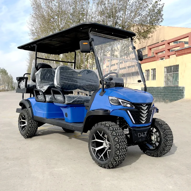 

2024 New Design Automotive Grade Core Parts Supplier Wholesale 4+2 Seater Electric Golf Cart China Supplier