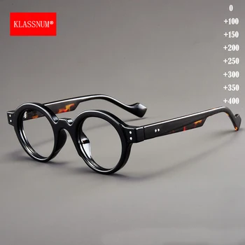 KLASSNUM Vintage Reading Glasses Men Small Round Magnifing Lens Man Eyepiece Plus Presbyopia Glasses 0+1+1.5+2.0+2.5+3.0+3.5+4.0 1 KLASSNUM Vintage Reading Glasses Men Small Round Magnifing Lens Man Eyepiece Plus Presbyopia Glasses 0+1+1.5+2.0+2.5+3.0+3.5+4.0 1