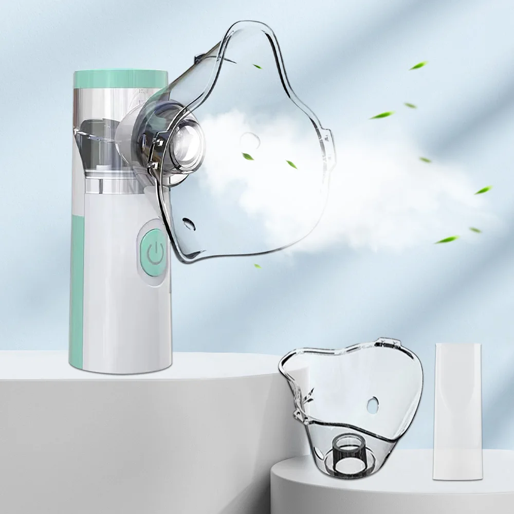 Ultrasonic Atomizers Mini Mute Asthma Inhaler Handheld Nebulizers