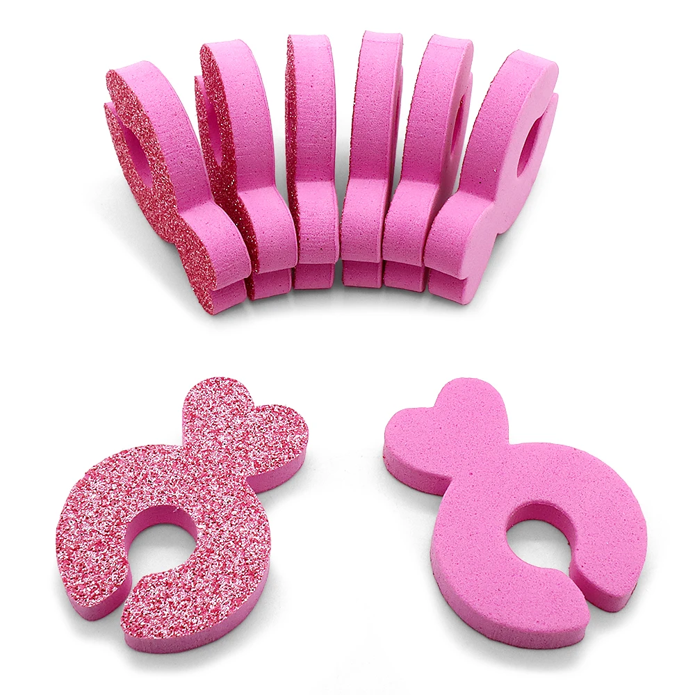10Pcs Pink Heart Toe Dividers Pedicure For Women Men Girl Manicure Feet Nail Polish Art Painting Spa Toe Separators Manicure Set
