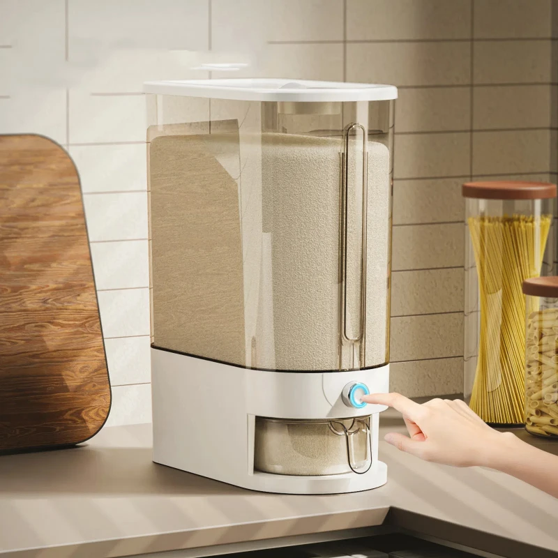 20/10KG Automatic Rice Dispenser Insect-Proof Sealed Grain Storage Dispenser Keep Dry Fresh Kitchen Grain Container 4