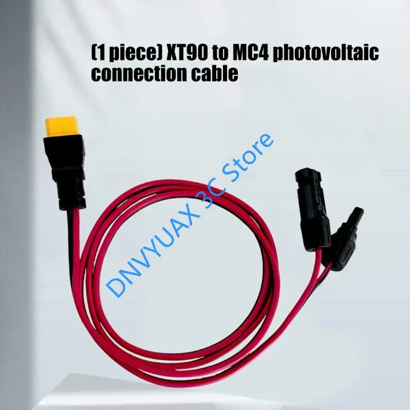 340B 150cm XT90-솔라 커넥터 충전 케이블 10AWG 리튬 배터리 전원 공급 장치 태양 광 휴대용 발전소
