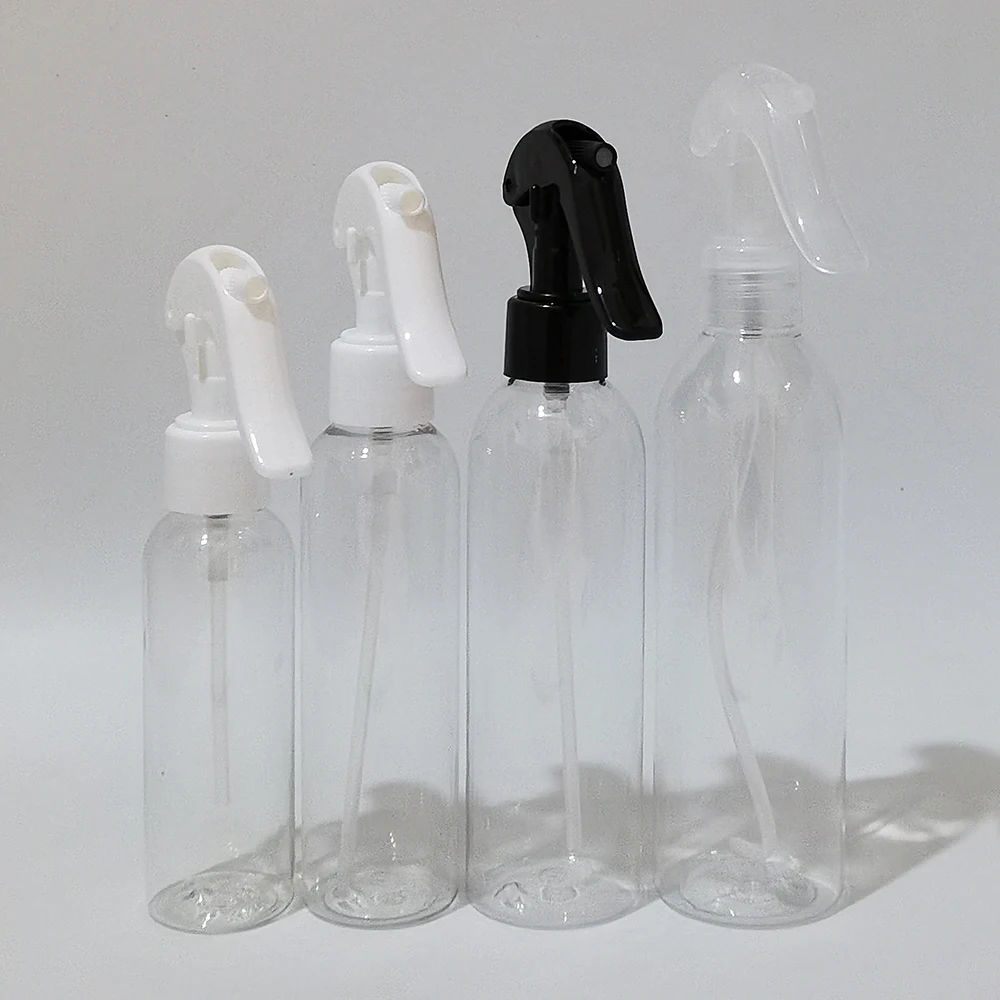 

100ml 150ml 200ml 250ml Clear Makeup Tool Empty Plastic Perfume Trigger Sprayer Atomizers Water Bottle Cosmetic container