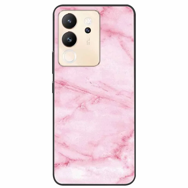 Lovely Marble Print TPU Silicone Phone Cover - Soft and Stylish Protection with Cool Design