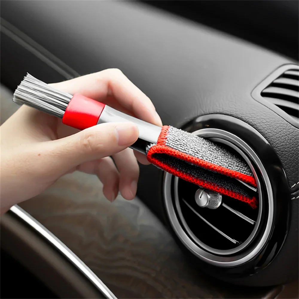 Outil de livres de ventilation de climatisation de voiture, brosse d'aspirateur polyvalente, accessoires d'intérieur de voiture, brosse de livres polyvalente