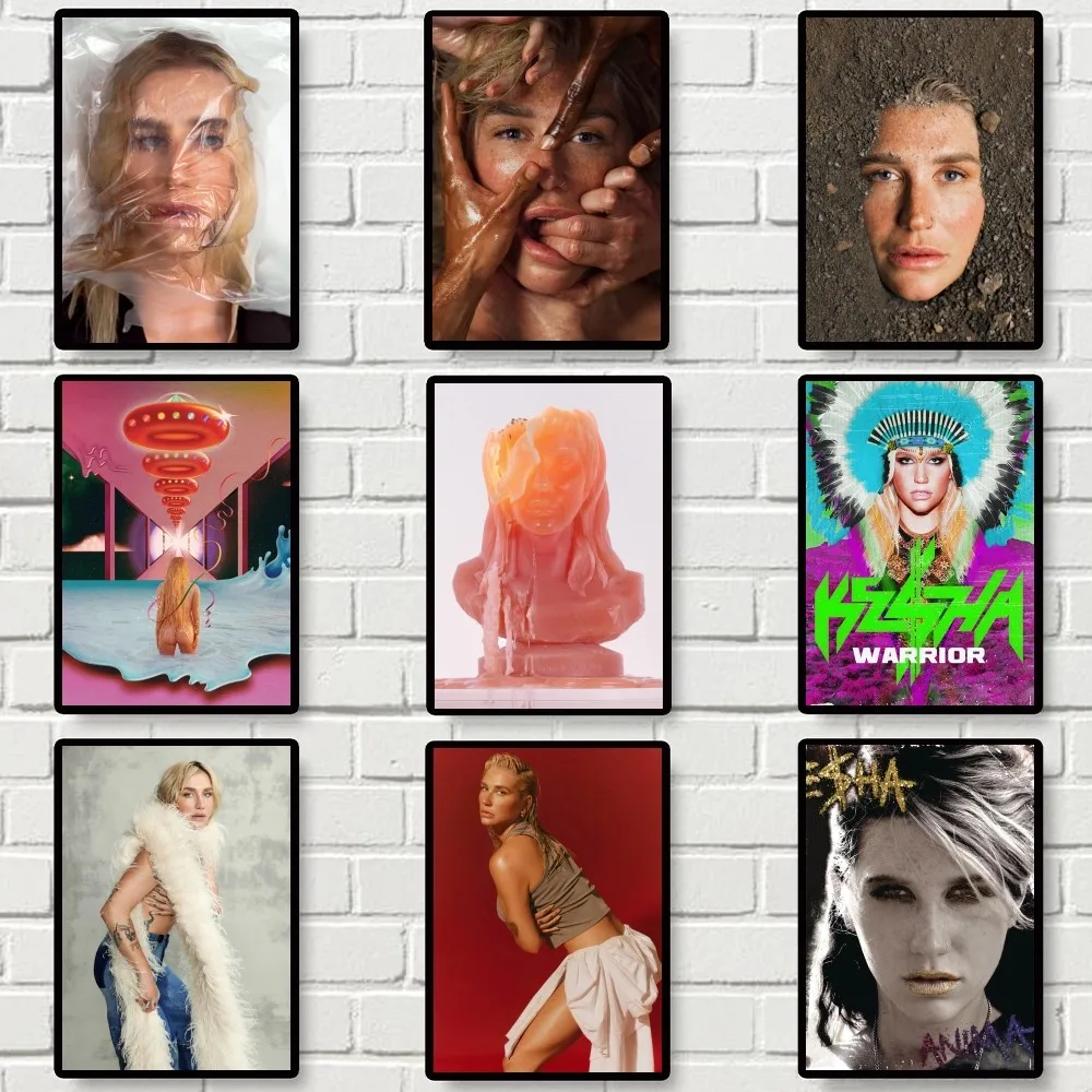 

Kesha Singer Gag Order Poster Gallery Prints Painting Wall Canvas Pictures Living Room Sticker