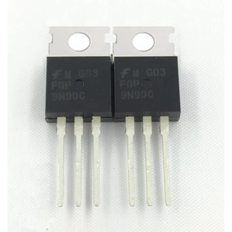 

Brand new Transistors Mosfet N Channel 900V 8A TO-220 FQP9N90C 5PCS/LOT